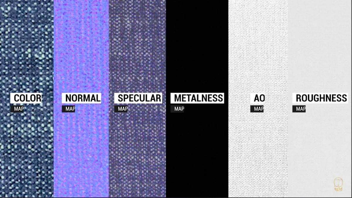 AI Texture Maps fabric scanning result AI Texture Maps fabric scanning result